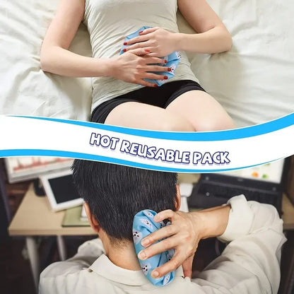 Cartoon Water Filling Cloth Ice Pack Reusable Cute Cold and Hot Therapy Packs Physiotherapy Exercise Physical Cooling Ice Pack