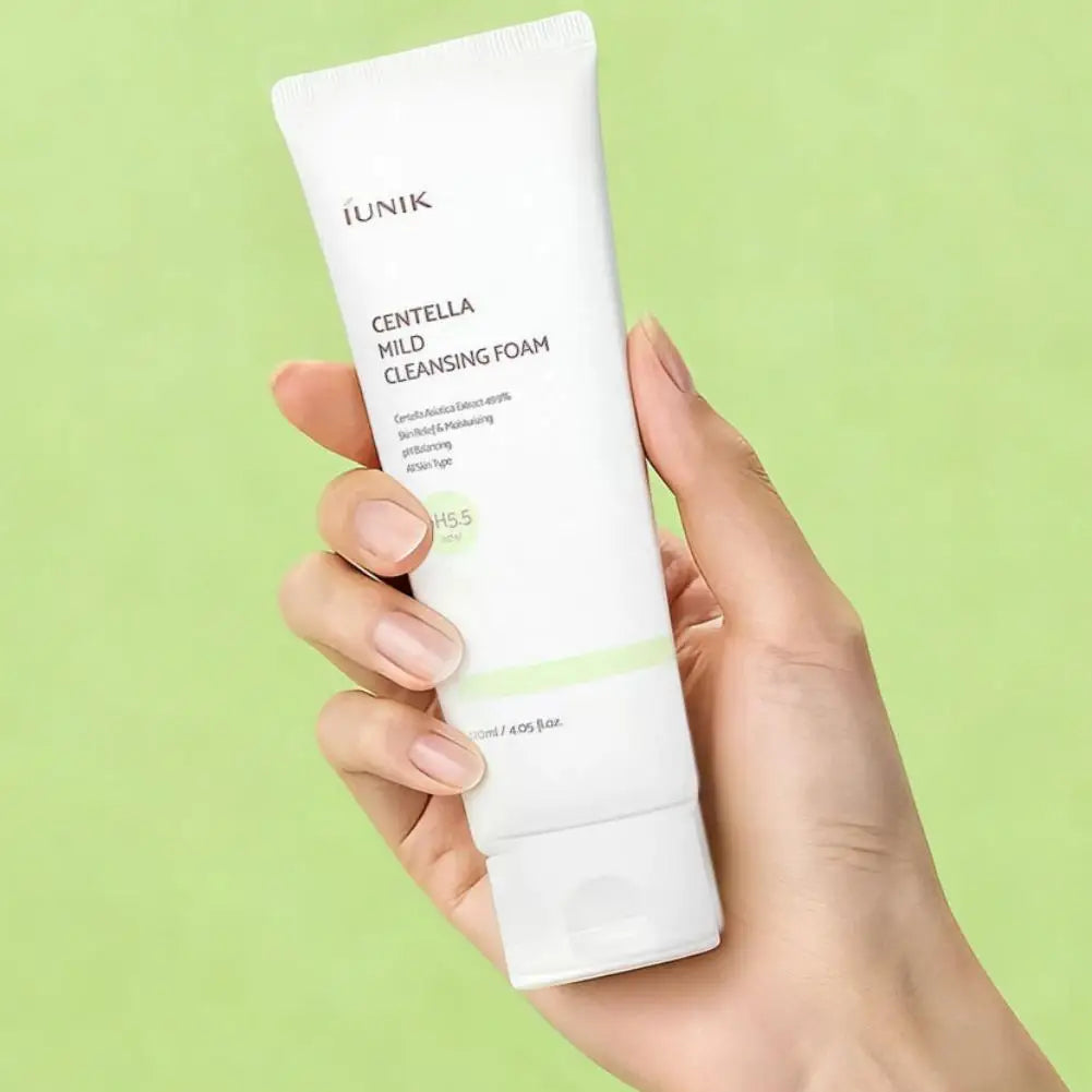 Vegan Centella Asiatica Calming Cleanser IUNIK Mild Cleansing Foam Propolis Vitamin Moisturizing Cleanser Korean Skin Care