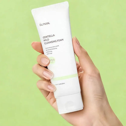 Vegan Centella Asiatica Calming Cleanser IUNIK Mild Cleansing Foam Propolis Vitamin Moisturizing Cleanser Korean Skin Care