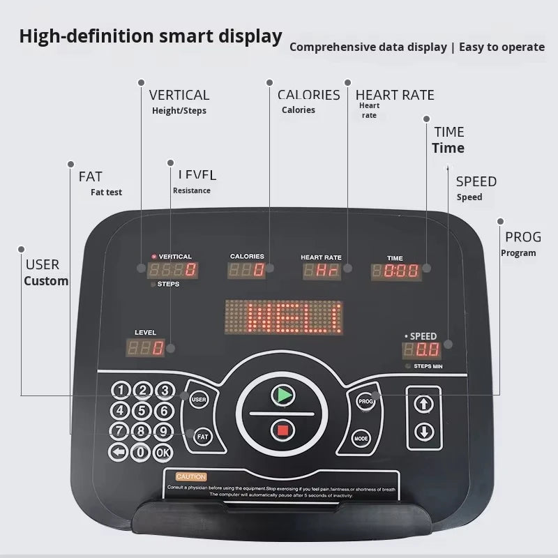 Gym Commercial Stair Climber Aerobic Exercise Machine Home Mountain Climbing Fitness Equipment EM3028D-B 1950x1180x1920mm