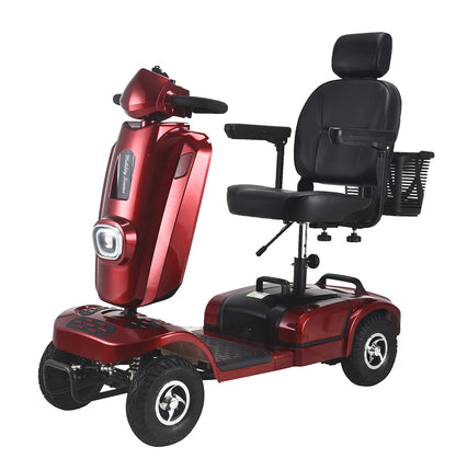 Travel 4 Wheels Elderly Electric Scooter Disabled Handicapped Folding Mobility Scooter For Seniors