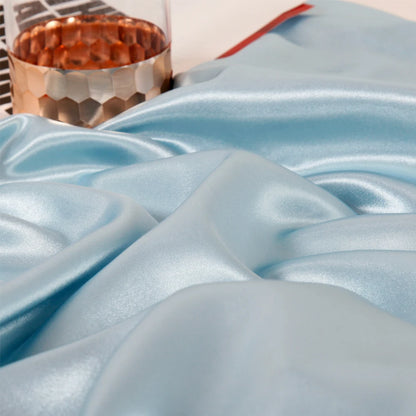 Elastic band Pillow case 100% Satin silk pillowcase solid color pillow cases  pillow cover Pillowcases