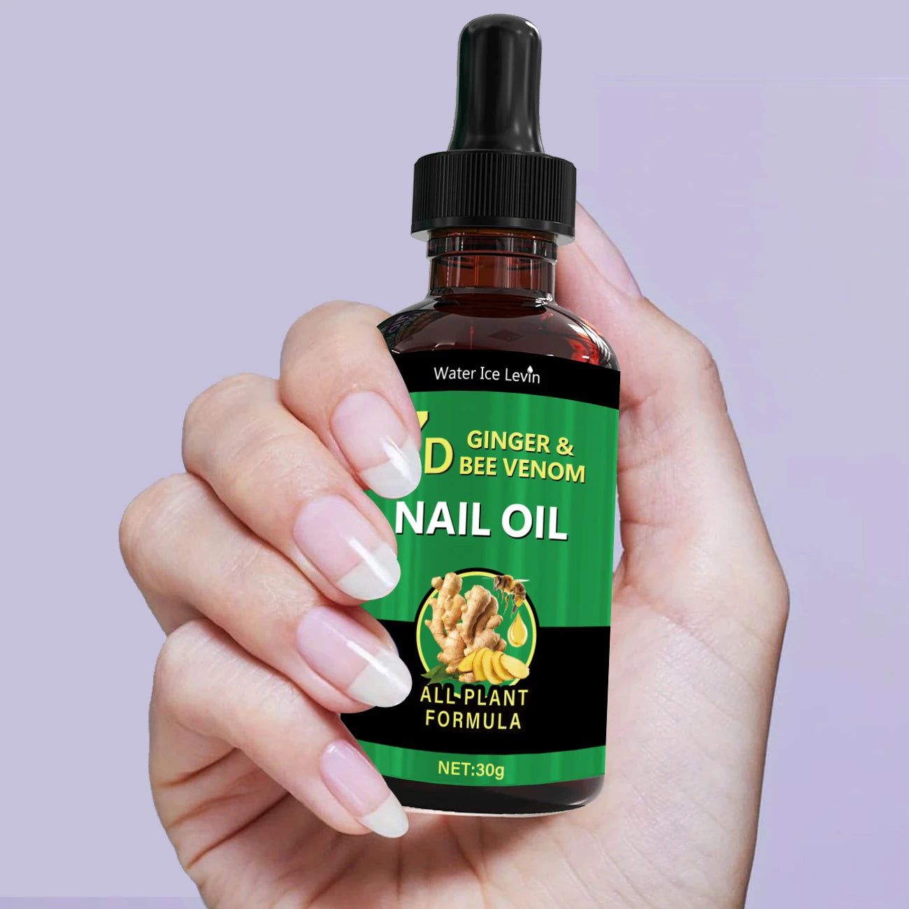 7-Day Ginger Nail Care Essence, Suitable for Hands and Feet, Deeply Nourishes, Mild and Hypoallergenic, Daily Moisturizing, Suitable for All Nail Types
