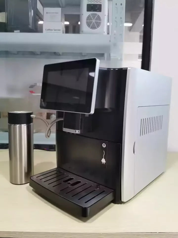 Super Smart Fully Automatic Coffee Machine Touch Screen Cappuccino Latte Coffee Espresso Maker