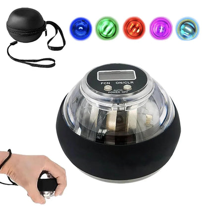 Powerball Forearm Exerciser Gyroscope Power Ball Gyro Wrist Booster Trainer Muscle Fitness Equipment Arm Hand Exercise Home Gym