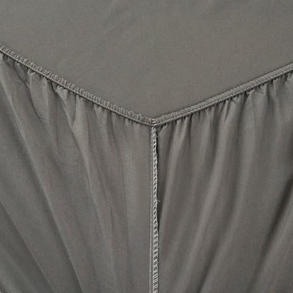 Solid Fitted Sheet 100% Polyester Soft Comfortable Breathble Bedding Set  for Home Bed Mattress (No Pillowcase）