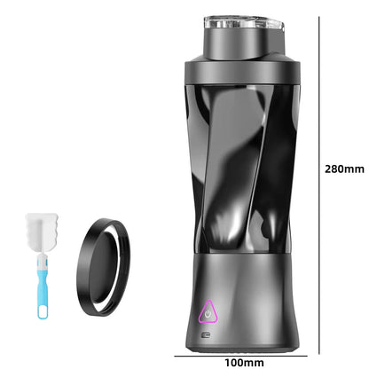 700ml Juicer Blender Cup 6000mAh Outdoor Mini Portable Fruit Blender 304 Stainless Steel Blade High Speed Smoothie Maker juicers