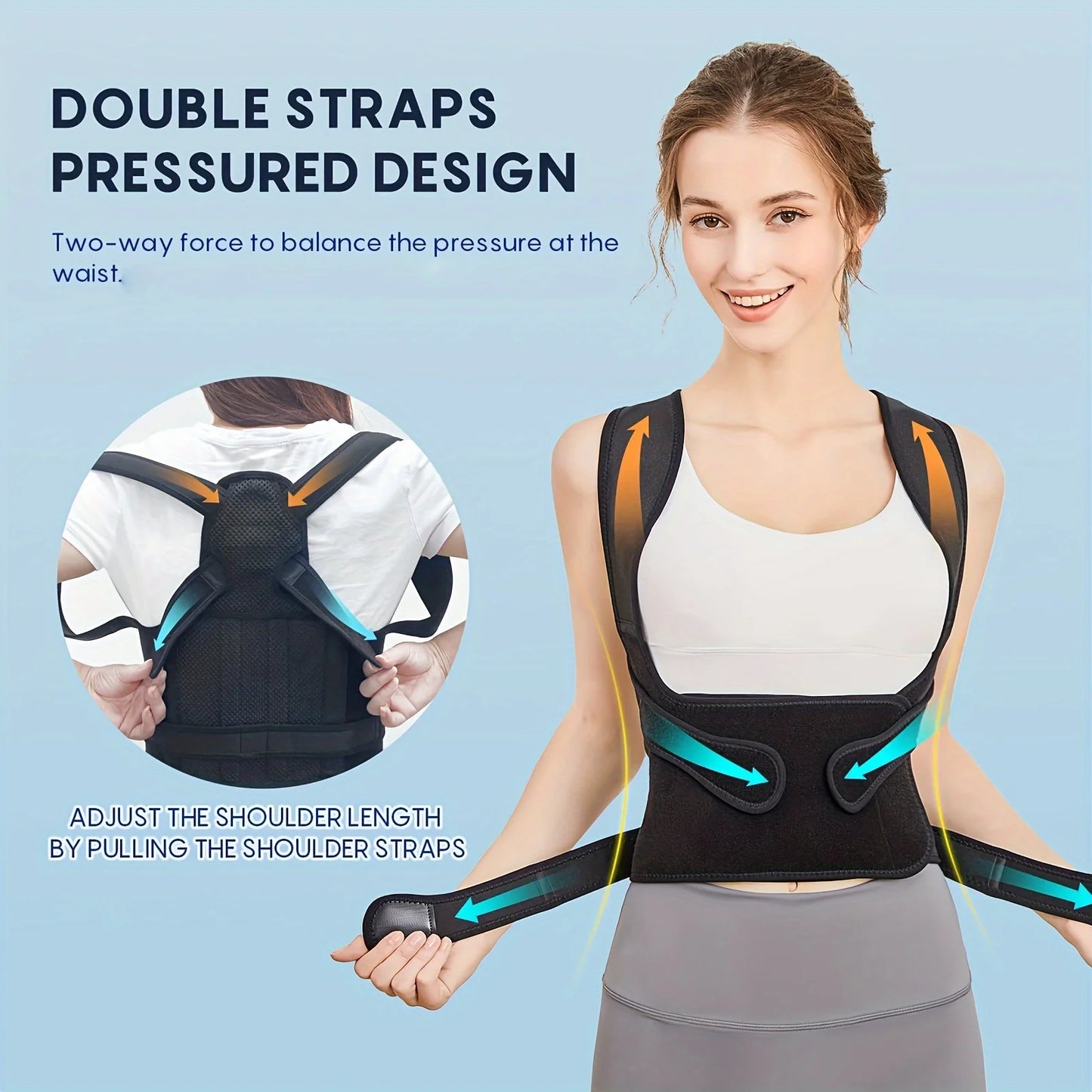 Back Brace Posture Corrector Full Back Support Spine Corrector