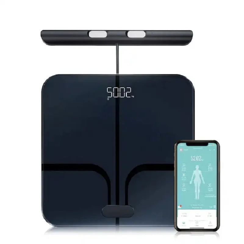 Voice Broadcast Scale Smart Body Weight Scale Body Fat Scale 8 Electrodes Bioimpedance Scale Professional Body Composition Scale