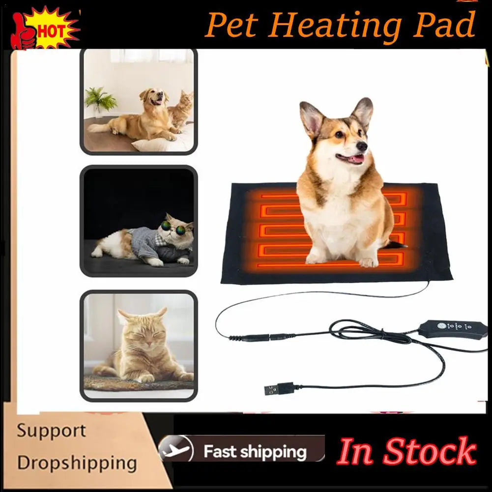 Pet Heater Heating Pad Pet Warmer Heating Pad Pets Winter Mat Pet Pet Accessories Carpet Warmer Warm Heater Pet Rug