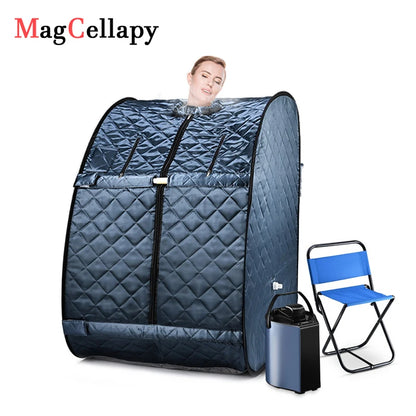1000W Foldable Steam Generator Household Fumigation Sauna Box Portable Whole Body Spa Machine for Home Bathing And Hydrotherapy