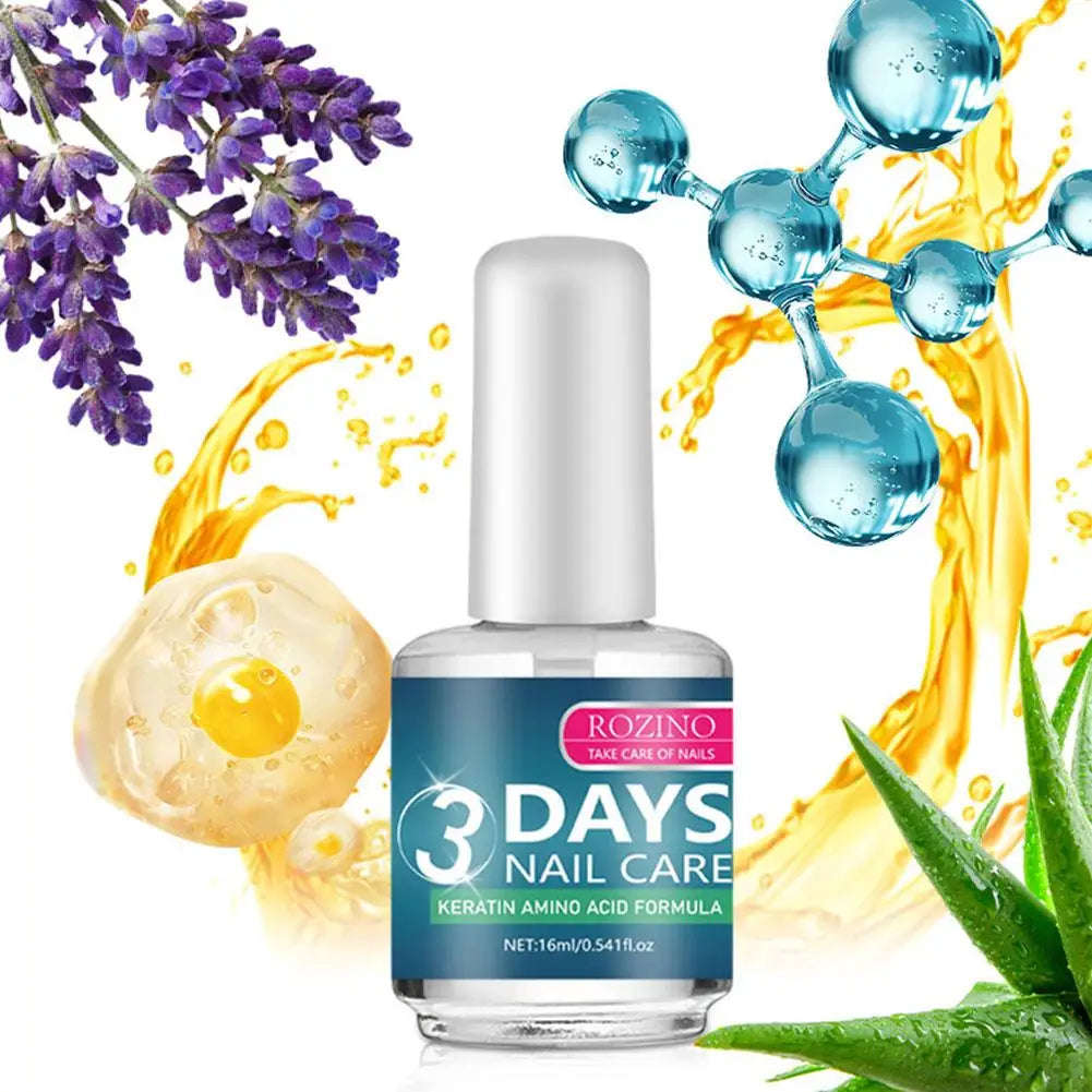 ROZINO 3 Days Nail Care Serum Repair Nail Fungus Paronychia Relieve Cracked Damaged Toenails Strengthener Nail Care Serum 1PCS