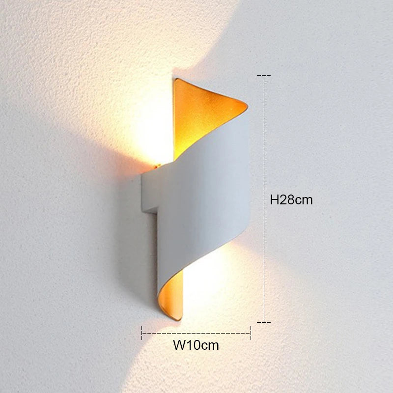 Outdoor wall lights, waterproof hallway, outdoor wall lights, living room, Nordic terrace, balcony, corridor, courtyard lights