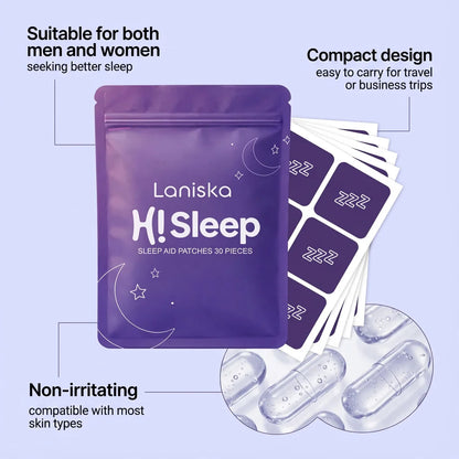 Sleep Aid Patches Relieving Stress Anxiety Headache Neurasthenia Relaxing Fall Asleep Quickly Soothing Improve Insomnia Patches