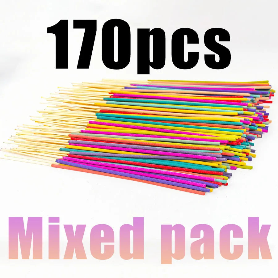 Mixed Aromatherapy Wooden Sticks - Lavender, Sage, Roses, Sakura, Lemongrass, Jasmine, Coconut, Lemongrass, Mint, Eucalyptus, Sandalwood, Blackberry, Etc. - Expanded Size, Wholesale Bulk, Suitable for Home and Outdoor Use, Ho