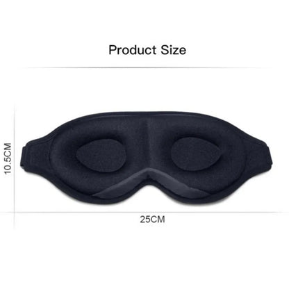 JJYY sleep aid eye mask, 3D contour sleep soft and comfortable eye mask, blocks light, suitable for travel nap meditation