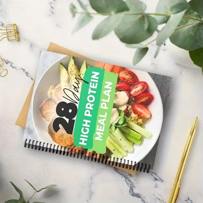 28 Day High Protein Diet Plan Handbook - Weight Loss and Balanced Meal Planning for Vegetarianism and Meat Choices