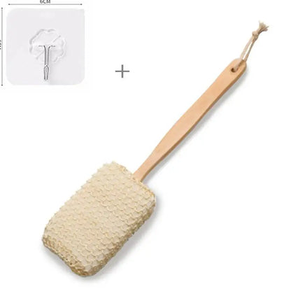 Dry Skin Wood Body Brush Exfoliation Natural Bristle Back Brush Massager Bath Shower Back Spa Scrubber Dry Massage Brush Tools
