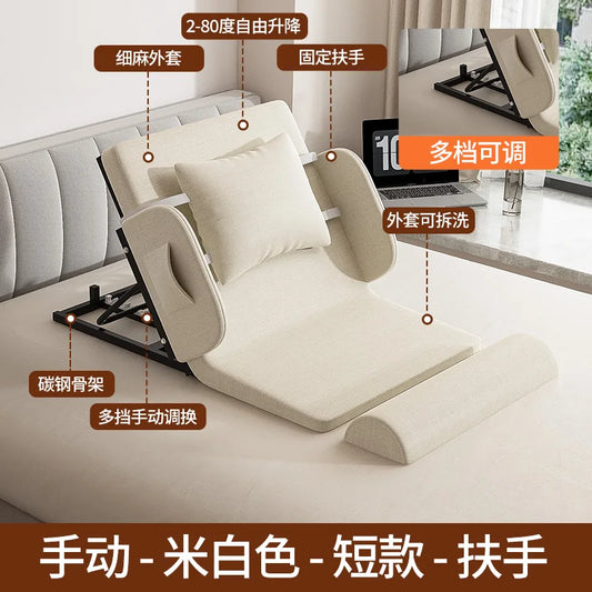 Elderly Electric Adjustable Bed - Home Hospital Use, 5-Position Lift Recliner, Remote Control, Back Massage, USB Charging