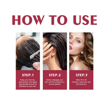100ml Gray Color Hair Dye Shampoo 3 in 1 Oil Control Clean Hair Restoration Damage Repar Professional Hair Colors Dye Shampoo