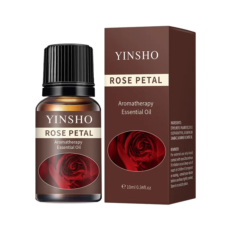 13 Flavors 10ml Essential Oils For Aroma Diffuser AirHumidifier Home Water-soluble Lavender Rose Eucalyptus White Peach Oolong
