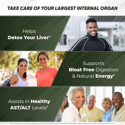 Liver Cleanse Detox & Repair Support 70 Veg Capsules Supplement for Liver Digestive Health and Renew, for Men & Women Smoker