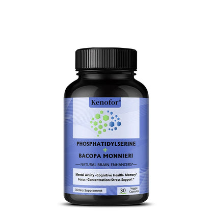 Phosphatidylserine,brain Health Supplement,supports Healthy Thinking and Cognitive Function,Enhances Memory,Enhances Creativity