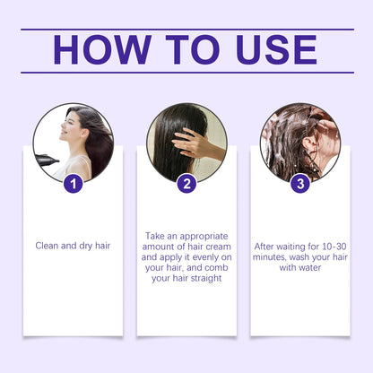250g Keratin Straightening Hair Mask Restore Hair Soften Gloss Straightener Deep Repair Conditioner For Dry Damaged Frizzy Hair
