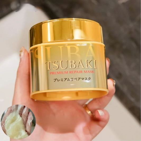 Japan TSUBAKI Premium Repair Mask - SPA Class Hair Care Experience, High Penetration Essence To Improve Frizz Repair Damage Care