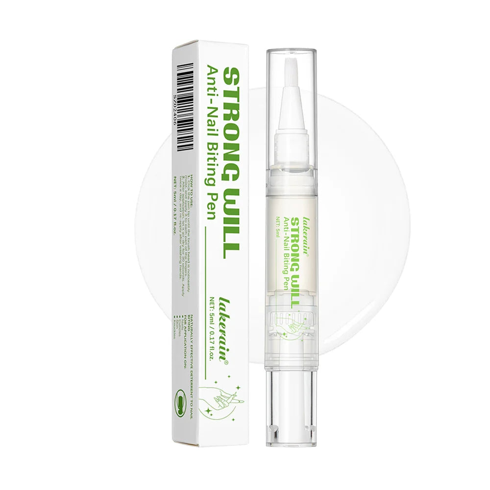 Strong Will Anti-Nail Biting Click Pen Stop Nail Biting Care Nails Improve Nail Biting Behavior Strong Bitter Aquamarine Pen