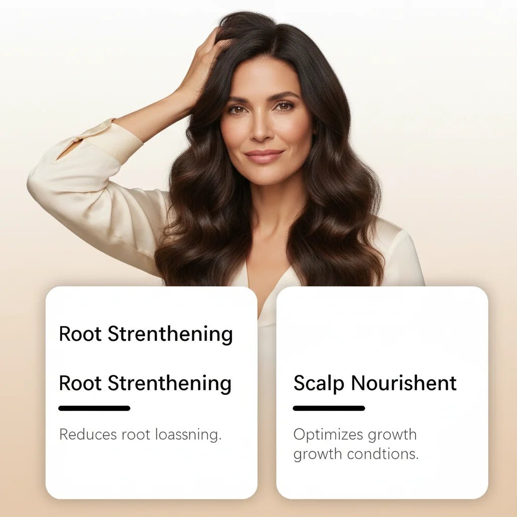 Hair Care Kit with Roller Applicator - Comfort Scalp Massage, Long-Lasting Daily Moisturizing & Hair Nourishing