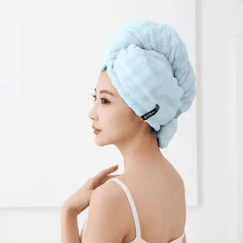 Ladies' Dry Hair Head Scarf, Thickened for Rapid Absorption and Quick Drying Cap