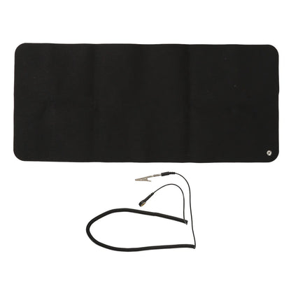 Large Black Earthing Grounding Pad