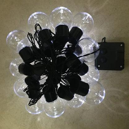 Outdoor String Light Solar LED Festoon Fairy Lights Street Garland For Christmas Garden Camping Terrace Party Decoration Lamp