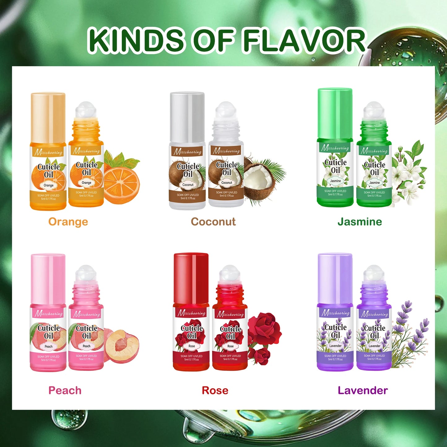6 colors of nail care nourishing oil nail care repair damaged nails nourishing care skin rejuvenator suitable  daily nail care