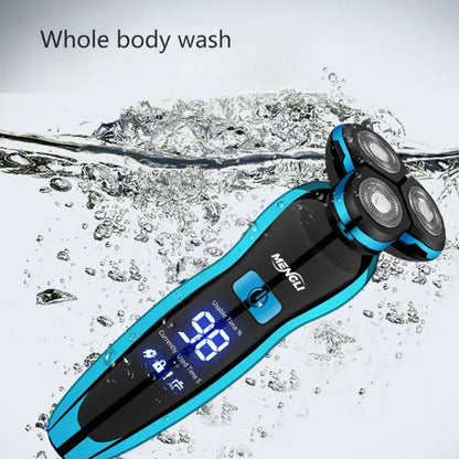 ZOZEN Electric Razor Electric Shaver Body Hair Cutting Shaving Machine for Men Clipper Rotary Beard Trimmer 100% Waterproof