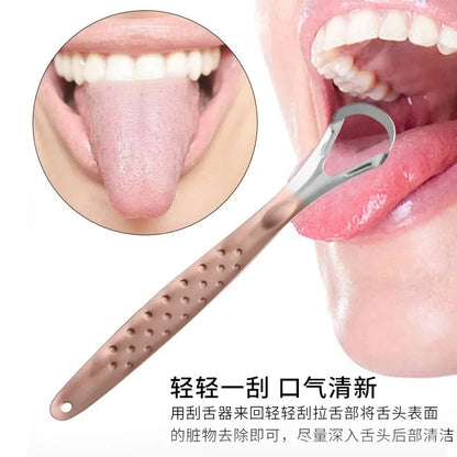 New Silicone Tongue Scraper Tongue Cleaner Remove Halitosis Tongue Coating Oral Care Scraping Brush Oral Care Tool