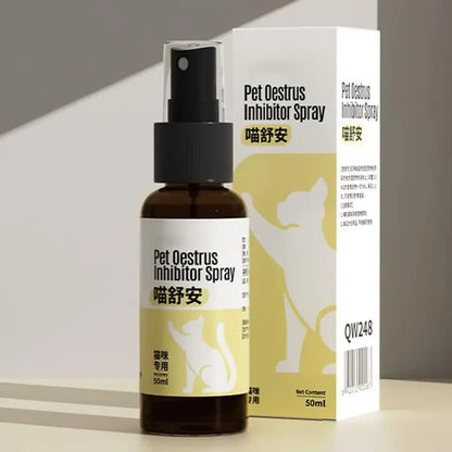 50ml Cat Calming Pheromones Quickly Relieve Stress Spray Calming Cat Mist Reduces Scratching Furniture Pee for Travel Vet
