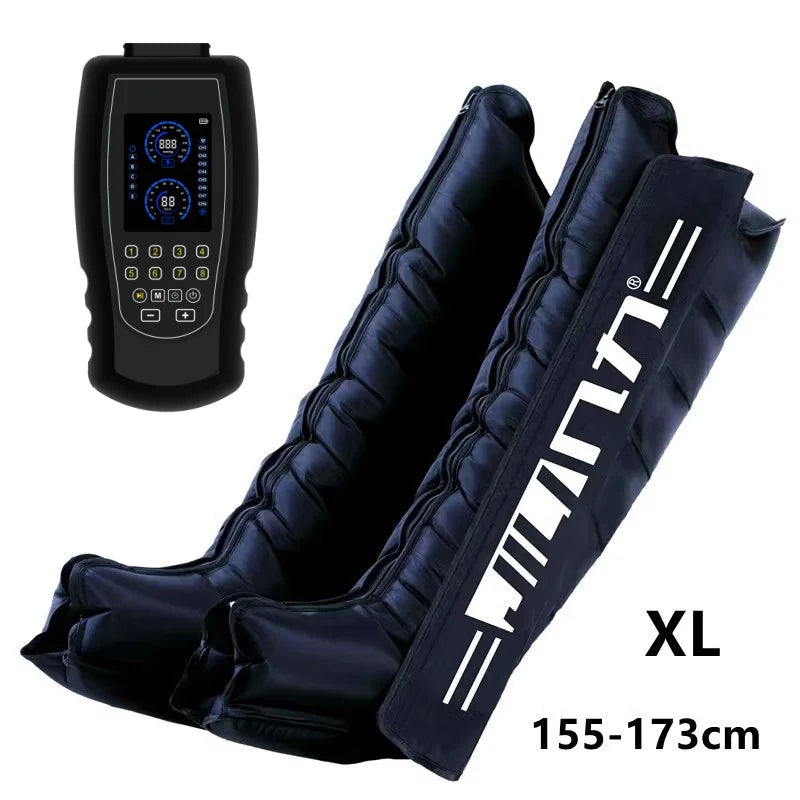Pressotherapy Air Compression Foot Muscle Massager Leg Recovery Boots Lymphatic Drainage Machine  Relax Physiotherapy 8 Chamber