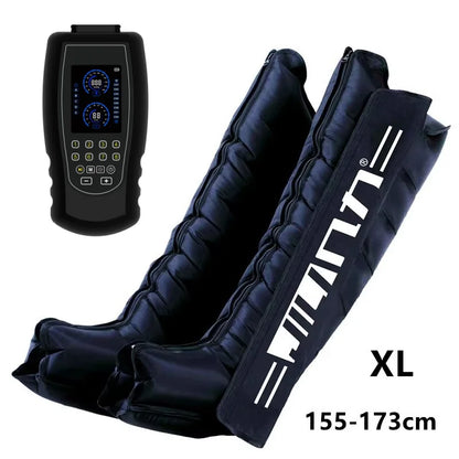 Pressotherapy Air Compression Foot Muscle Massager Leg Recovery Boots Lymphatic Drainage Machine  Relax Physiotherapy 8 Chamber