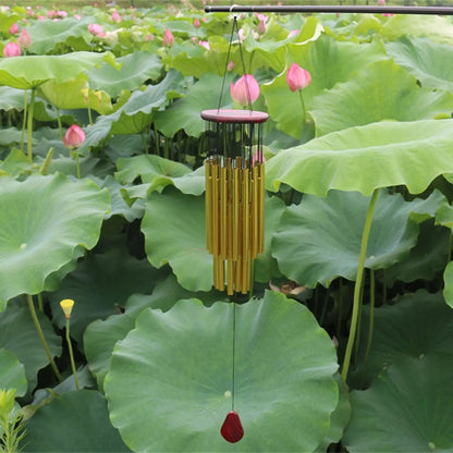 27 Tubes Handmade Wind Chimes Outdoor - Concert Pitch Tuned for Deep Soothing Sounds, Hummingbird Design Large Wind Bell for Gar