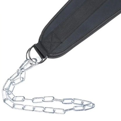 Training Fitness With Chain Pull-up Belt Weight Lifting Workout Belt Weighted Dip Belt Fitness Equipment Dip Belt Weight Lifting