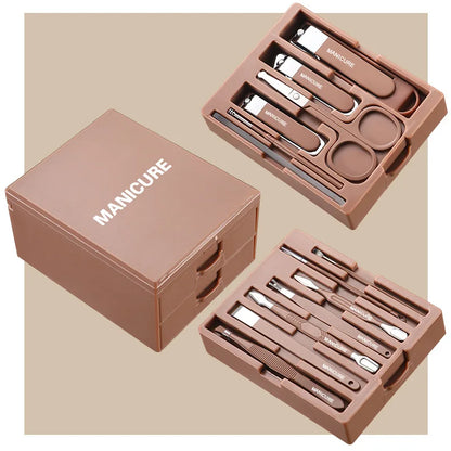 Carbon Steel Anti-Splash Nail Care Tool Large Nail Clippers Wholesale High-Quality Multi-Function Home Nail Clipper Set