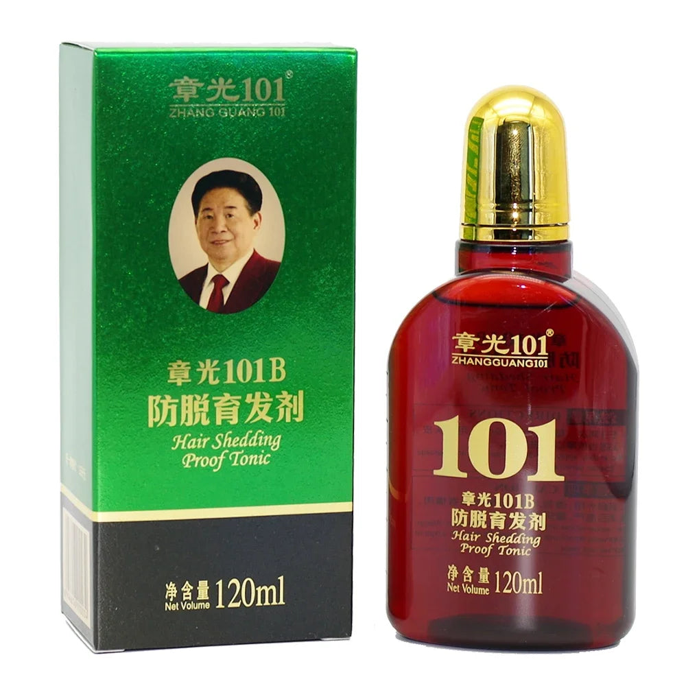 Hair Tonic Zhangguang 101B 101M 120ML Powerful Chinese Medicine Therapy Anti Hair Loss Treatment Essence 100% original