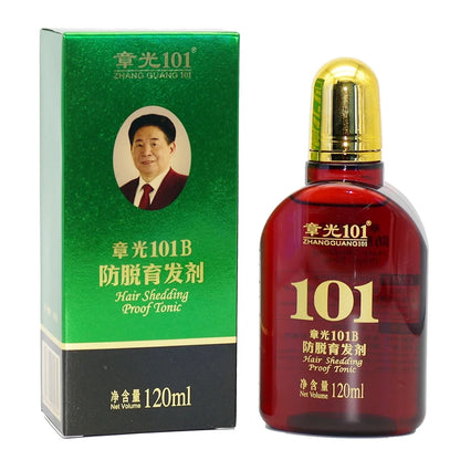 Hair Tonic Zhangguang 101B 101M 120ML Powerful Chinese Medicine Therapy Anti Hair Loss Treatment Essence 100% original
