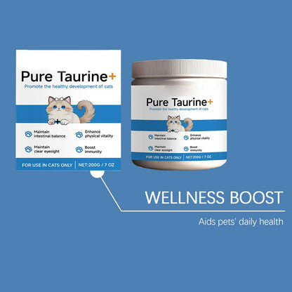 Cats Taurine Powder Support Pet Heart Health and Stability Maintain Pets Vision Gentle Formula Pet Daily Care Nutrition Powder