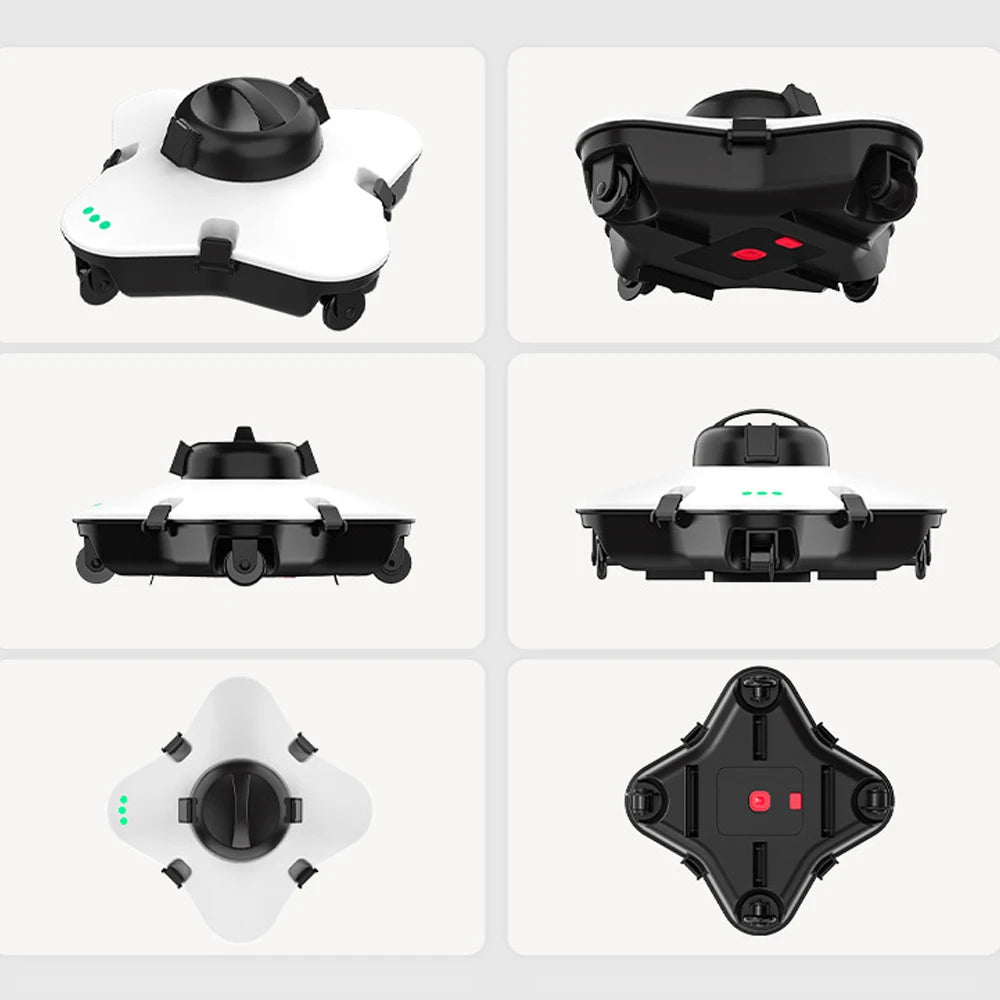 Automatic Cordless Pool Cleaning Robot Intelligent Swimming Pool Vacuum Cleaner Self-Propelled for In-Ground & Above-Ground Pool