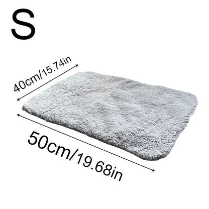 Self-Heating Pet Pads Blanket Puppy Pad Warm Cushion Mat for Cats Dogs Washable Pets with Thermal Body Heat Reflecting Core Pad