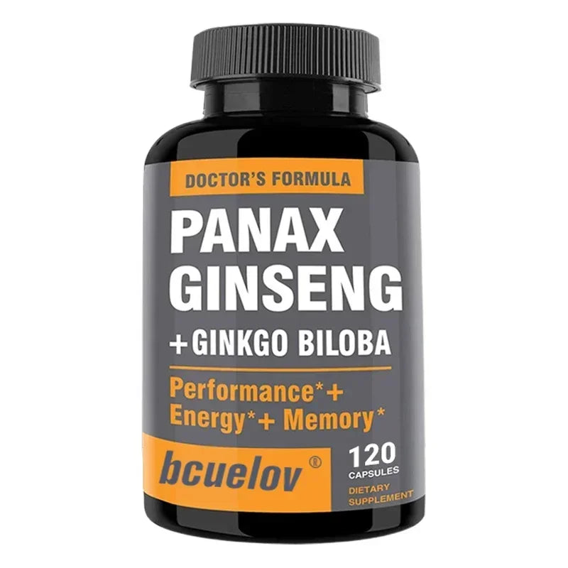 Male Enhancement Supplements - Increase Energy, Endurance and Performance with Vitality, Natural Ginseng + Ginkgo Biloba