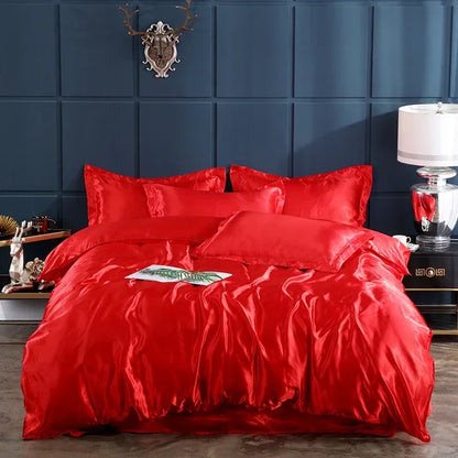 Luxury Solid Color Bedding Set
